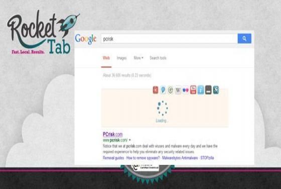 Rocket Tab Werbung