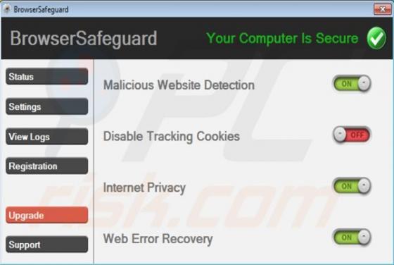 BrowserSafeguard Virus