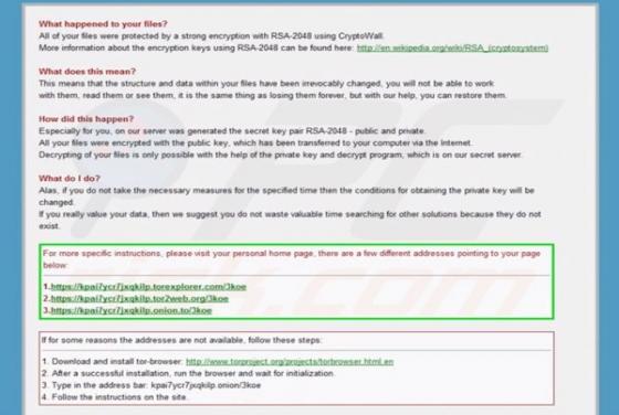 CryptoWall Virus