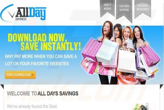 Werbung von All Day Savings