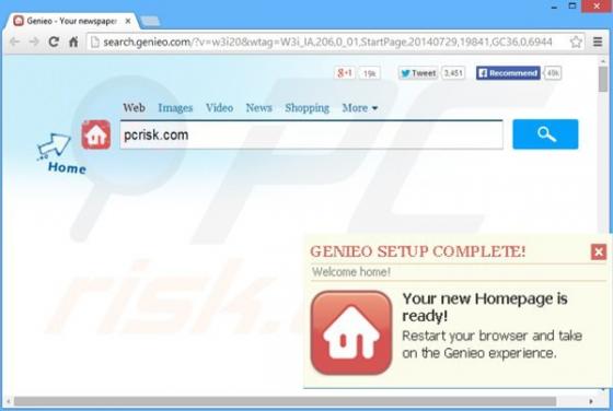 Search.genieo.com Weiterleitung