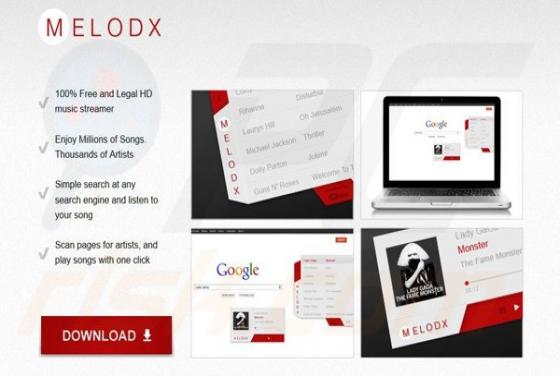 Melodx werbefinanzierte Software