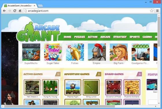 ArcadeGiant Werbefinanzierte Software