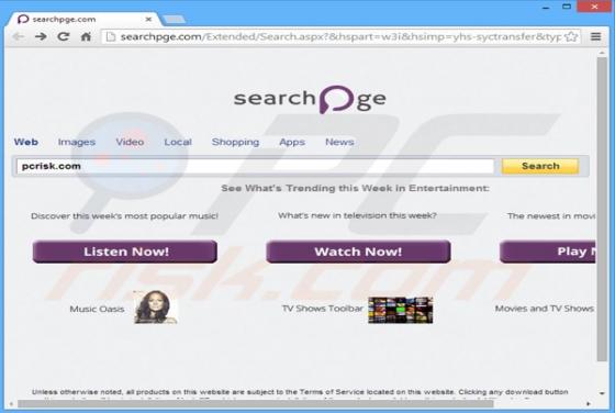 Searchpge.com Weiterleitung