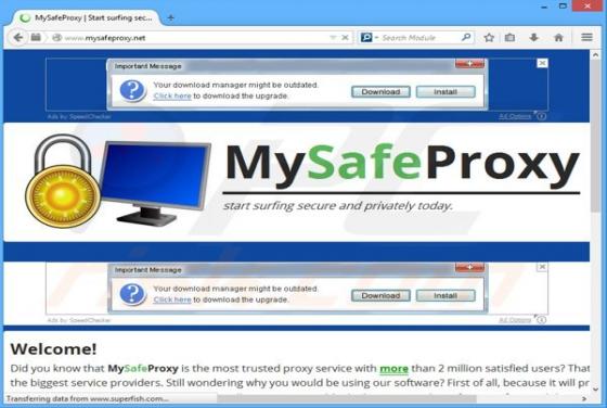 MySafeProxy Werbung