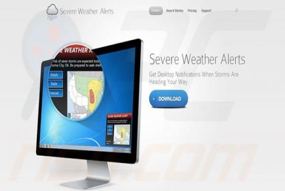 Severe Weather Alerts Werbung