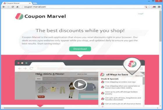 Coupon Marvel Werbung