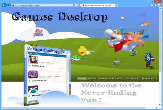 Games Desktop werbefinanzierte Software