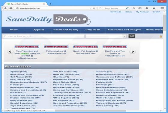 SaveDailyDeals Werbung