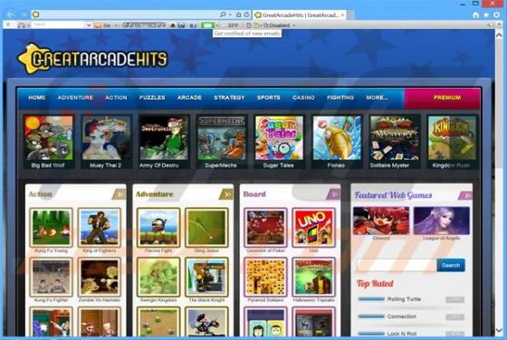 GreatArcadeHits Werbung