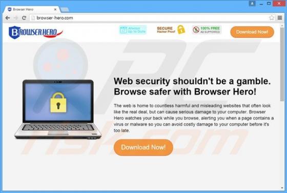 Browser Hero Werbefinanzierte Software