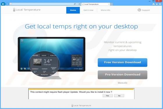 Local Temperature Werbung