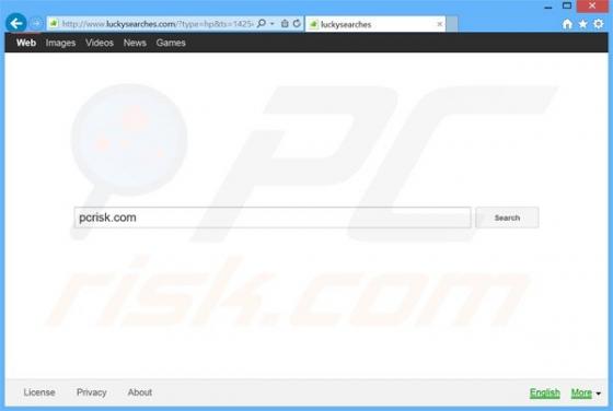 LuckySearches.com Weiterleitung