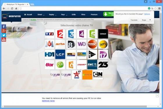 Webplayer Remote Werbung