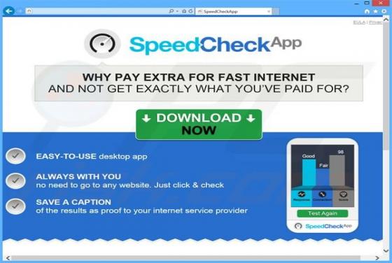 SpeedCheckApp Werbefinanzierte Software