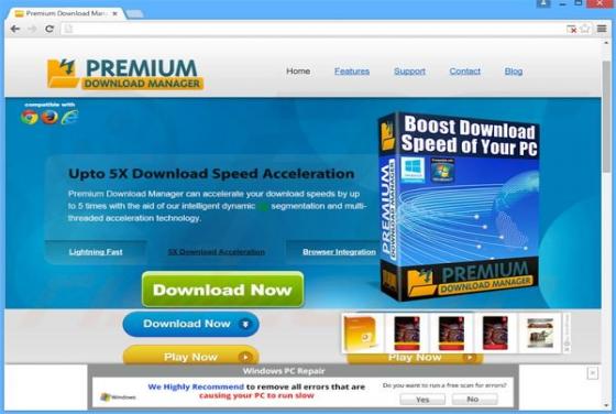 Premium Download Manager Werbefinanzierte Software