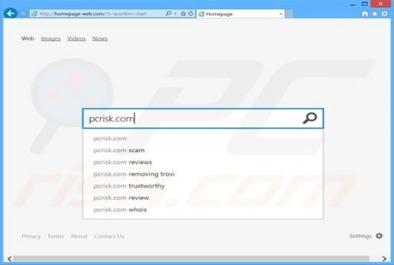 Homepage-web.com Weiterleitung