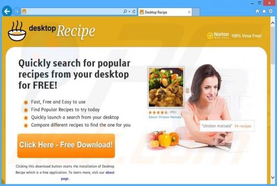 Desktop Recipe Werbung