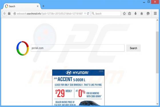 Websearch.searchtotal.info Weiterleitung