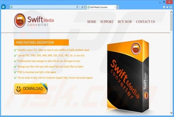 Swift Media Converter Werbung