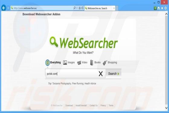 WebSearcher Werbefinanzierte Software