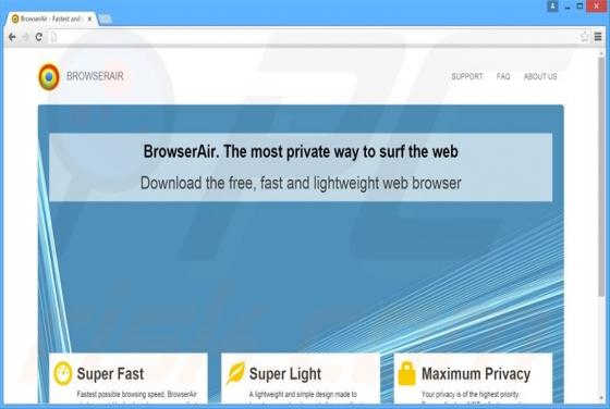 BrowserAir Werbefinanzierte Software
