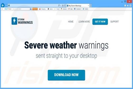 Storm Warnings Werbung