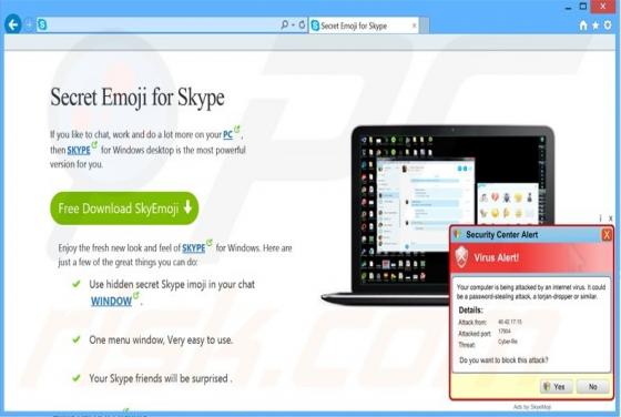 SkyeMoji Werbung
