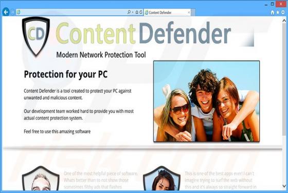 Content Defender Werbung