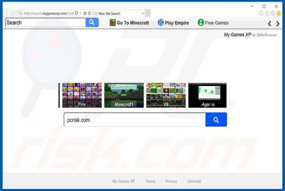Search.mygamesxp.com Weiterleitung