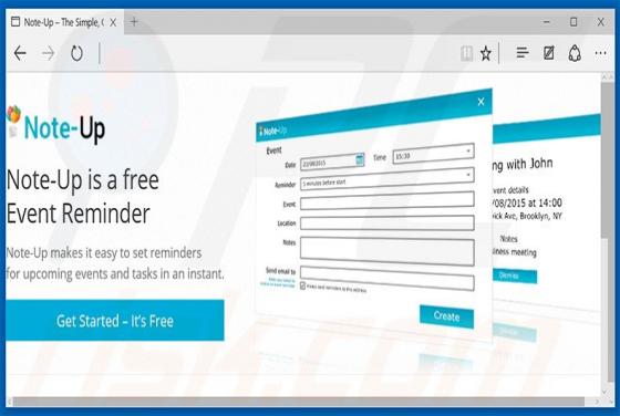 Note-up Werbefinanzierte Software
