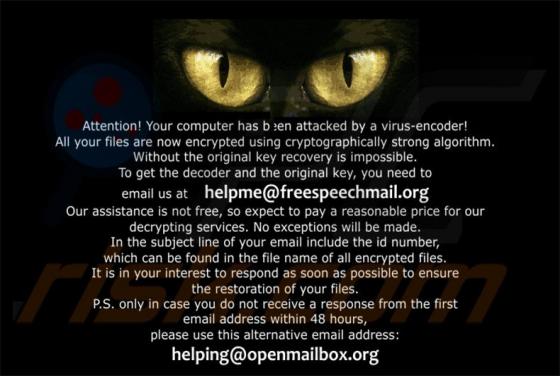 Virus-encoder Erpresser Software
