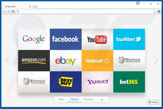 AmazingTab Werbung