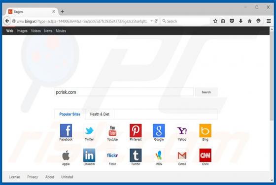 Bing.vc Weiterleitung