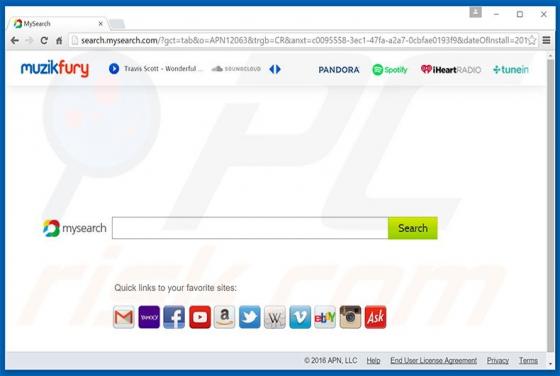 Search.mysearch.com Weiterleitung