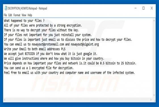 Surprise Erpressersoftware