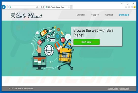 Sale Planet Werbung