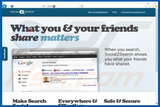Social2Search Werbung