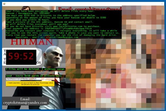 CryptoHitman Erpressersoftware