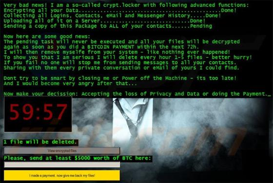 Crypt.Locker Epressersoftware