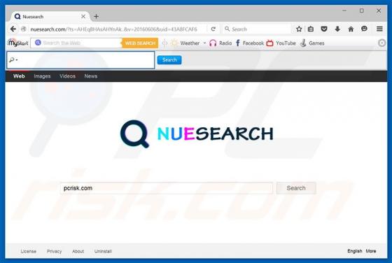Nuesearch.com Weiterleitung