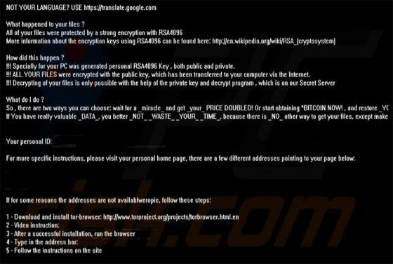 CrypMIC Erpressersoftware [Aktualisiert]