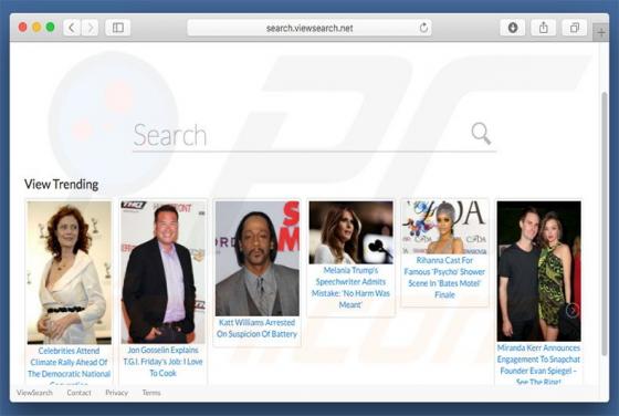 Search.viewsearch.net Weiterleitung (Mac)