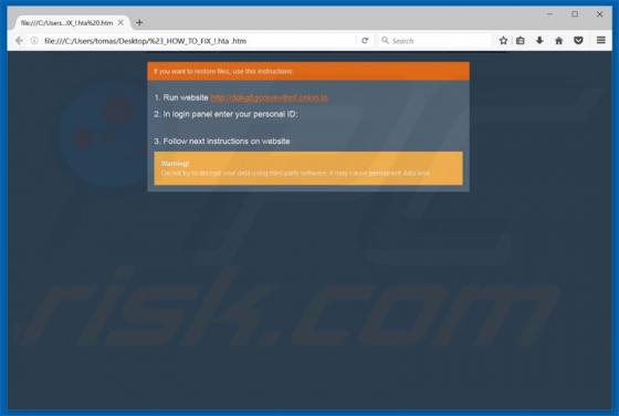 BTCWare Erpressersoftware