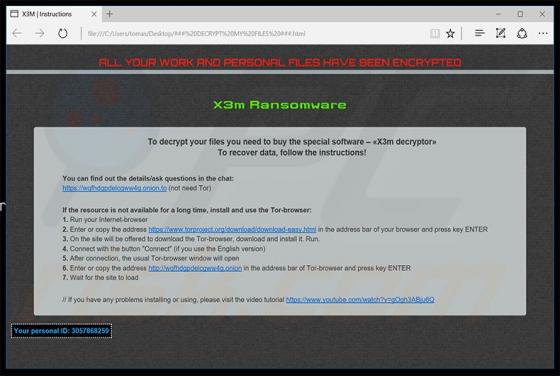 Cry9 Erpressersoftware