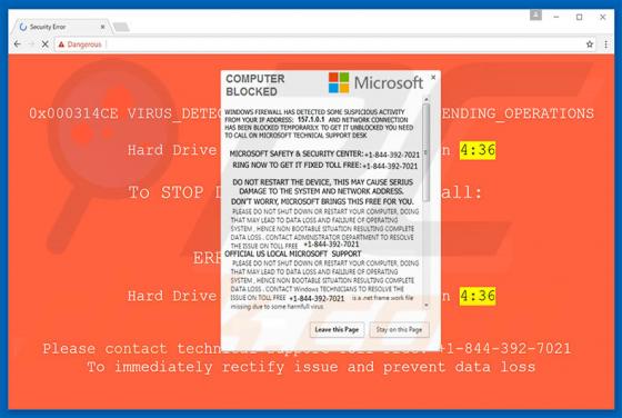 COMPUTER BLOCKED Schwindel