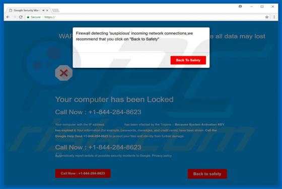 Suspicious Incoming Network Connections Schwindel