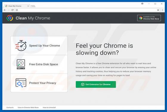 Clean My Chrome Werbefinanzierte Software