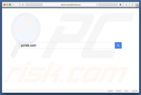 Search.macsafefinder.com Weiterleitung (Mac)