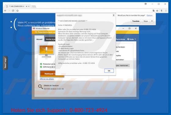 IHR COMPUTER WURDE GESPERRT Schwindel